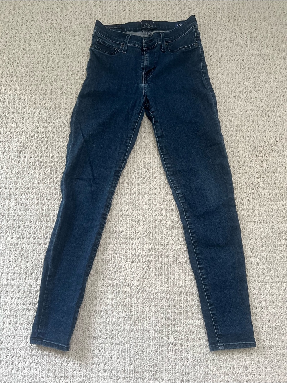 Lucky Brand Women's Dark Blue Skinny Jeans
